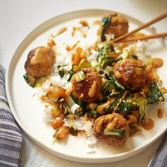 One-Pot Asian Meatballs