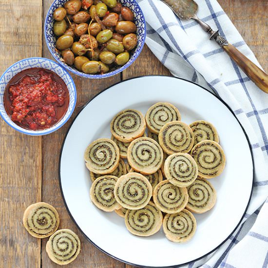 Za’atar, Feta and Olive oil spiral