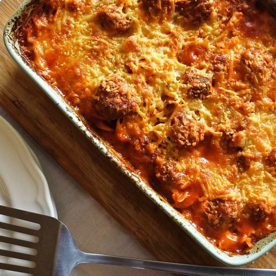 Roasted Pepper & Tomato Pasta Bake