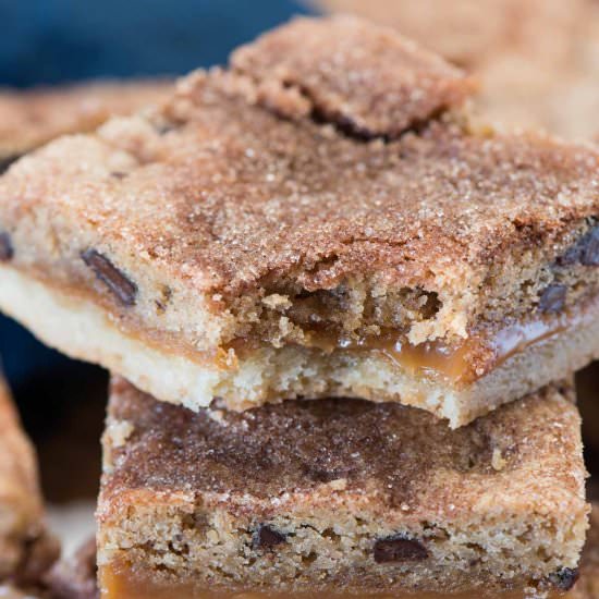 Snickerdoodle Chocolate Caramel Bar
