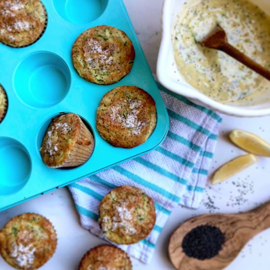 Lemon/Poppy Seed/Zucchini Muffins