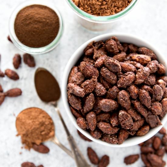 Mocha Roasted Almonds