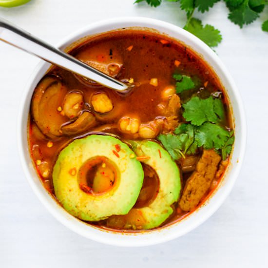 Vegan Pozole Rojo