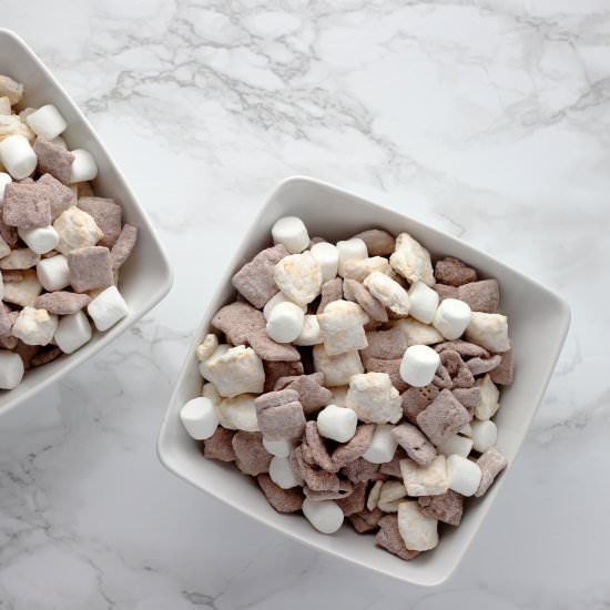 Hot Cocoa Muddy Buddies