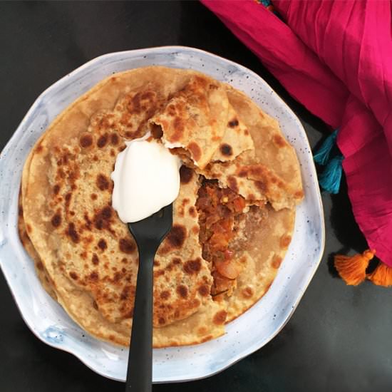 Onion Tomato Paratha