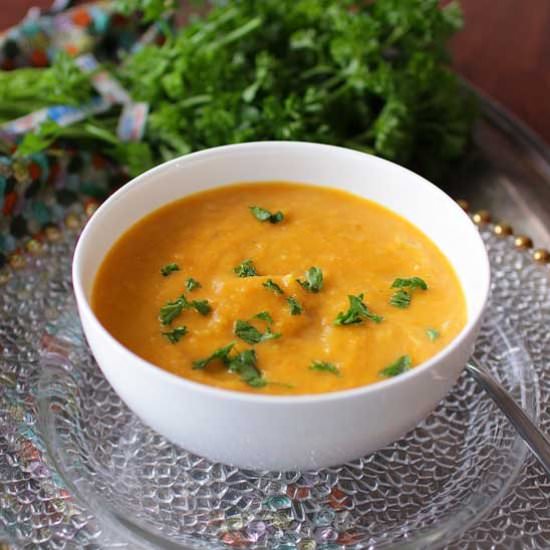 Curried Butternut Squash Soup