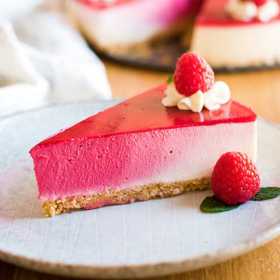 Pink Ombre Cheesecake