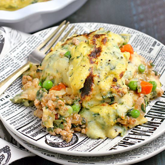 Lightened-Up Turkey Shepherd’s Pie