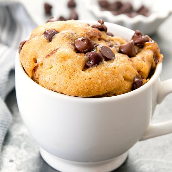 Flourless Peanut Butter Mug Cake