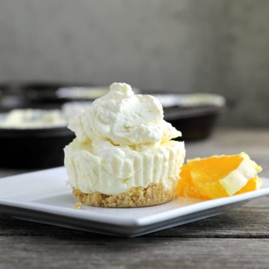 No Bake Orange Cheesecake