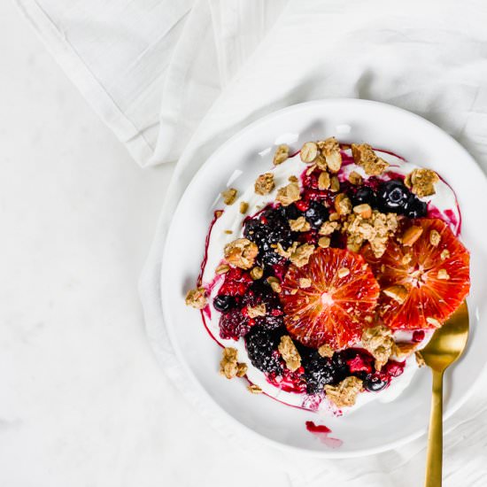 Blood Orange Breakfast Bowls