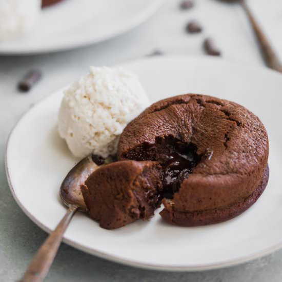 paleo molten lava cake