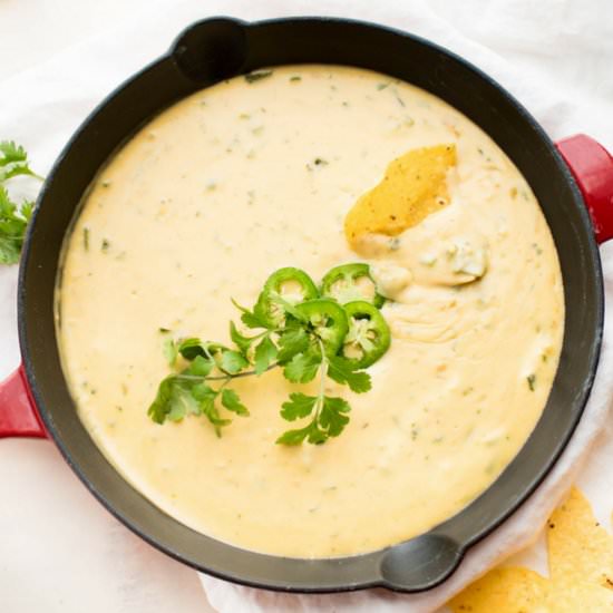 Fire Roasted Poblano Queso Dip