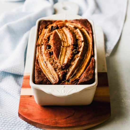 Healthy Coconut Oil Banana Bread