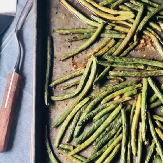 Chimichurri Roasted Green Beans