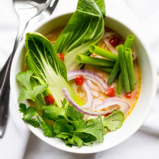 Pressure Cooker Thai Curry Soup