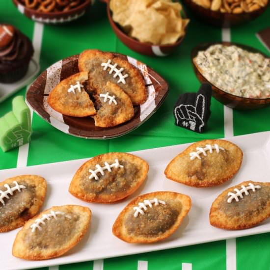 Fried Taco Footballs
