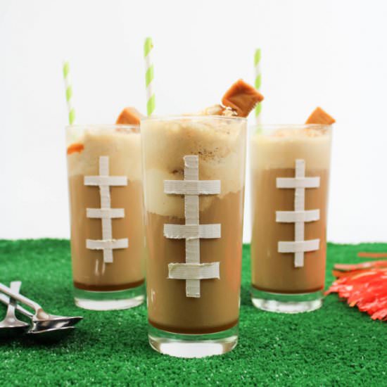 Caramel Whiskey Root Beer Floats