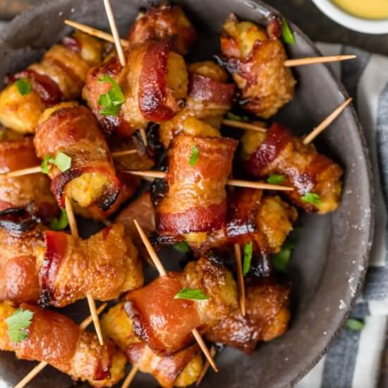 Bacon Wrapped Tater Tots