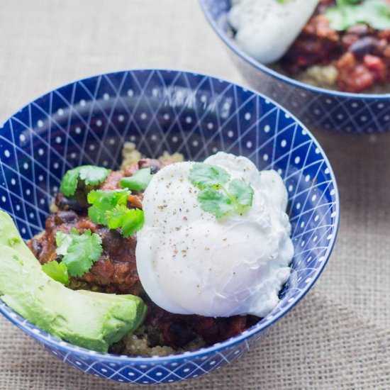 Huevos Rancheros Quinoa Breakfast