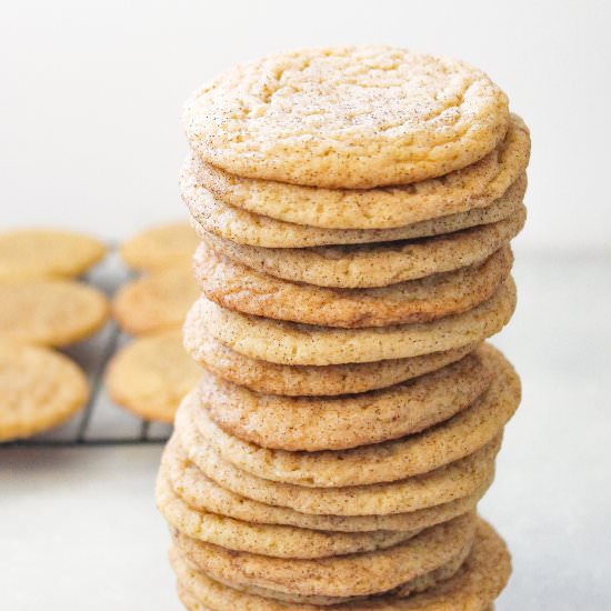 Soft and Buttery Snickerdoodles