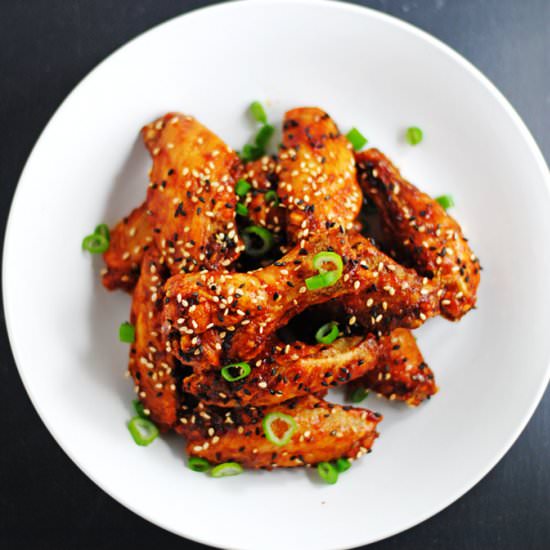 Sweet & spicy wings