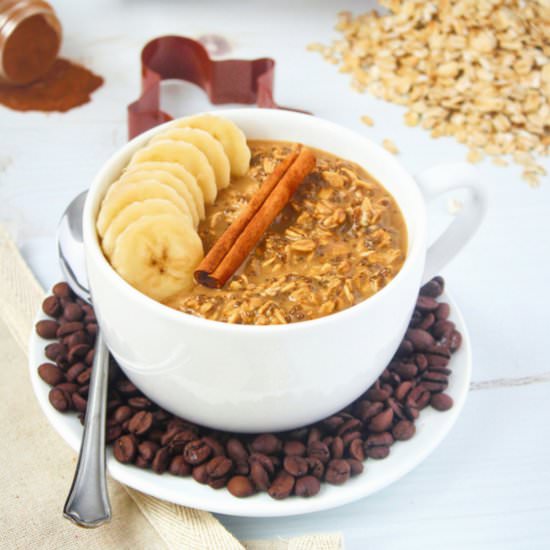 Gingerbread Latte Overnight Oats