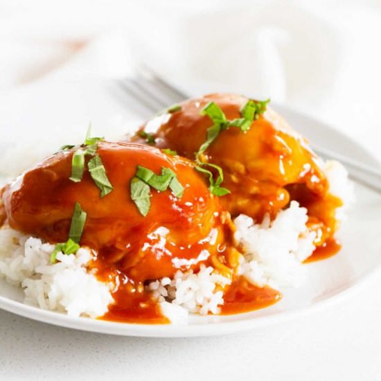 Pressure Cooker Garlic Chicken