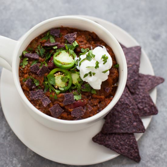 Easy Instant Pot Vegetarian Chili