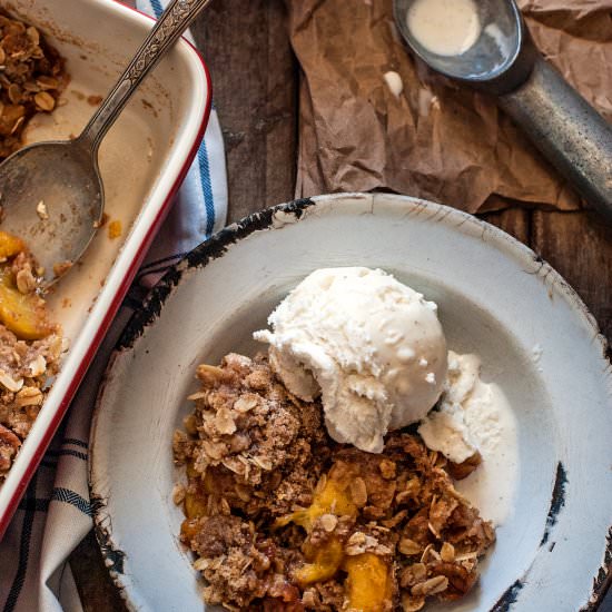 Classic Peach Crisp