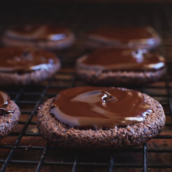 Low-Carb Thin Mint Cookies