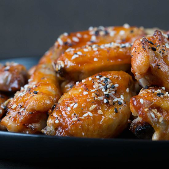 Sweet and Spicy Baked Wings