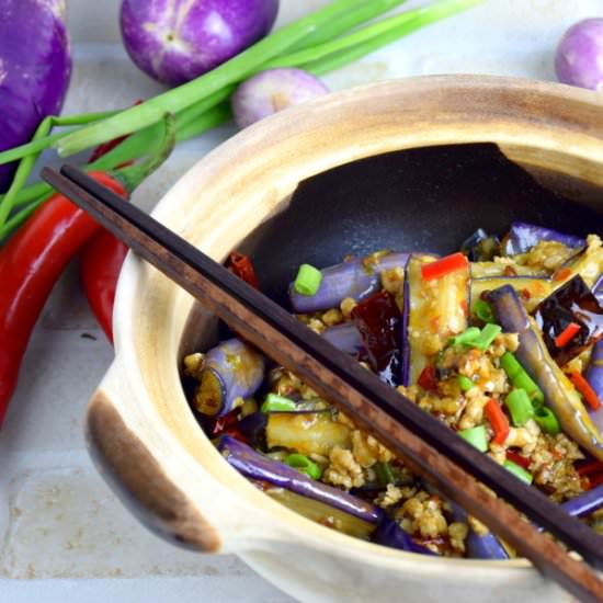 Eggplant with Garlic Sauce