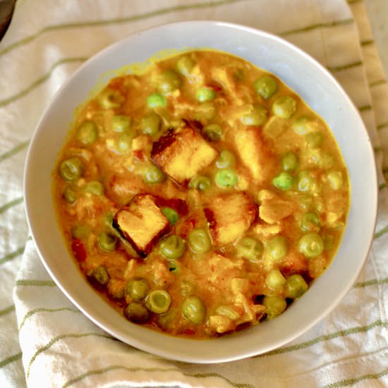 Instant Pot Indian Peas & Paneer