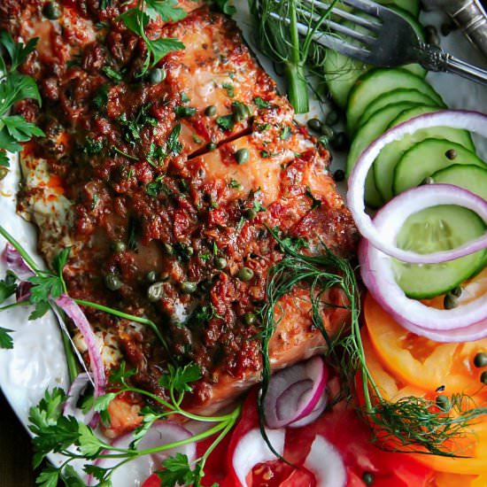 Smoked Sun-Dried Tomato Salmon