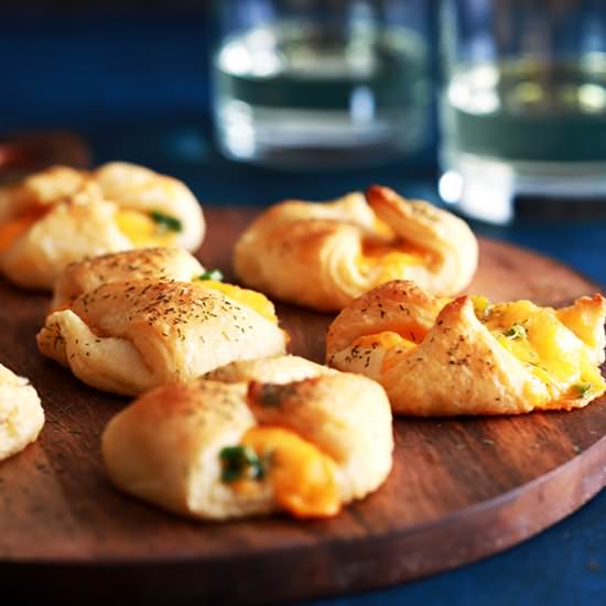 Mini Cheese and Onion Pastries