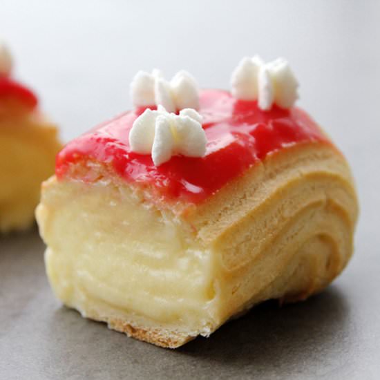 Strawberry Lemon Eclairs