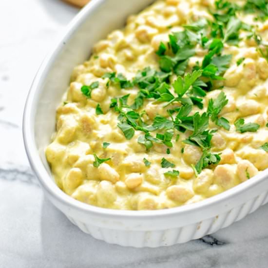 Sweet Mustard Baked Beans