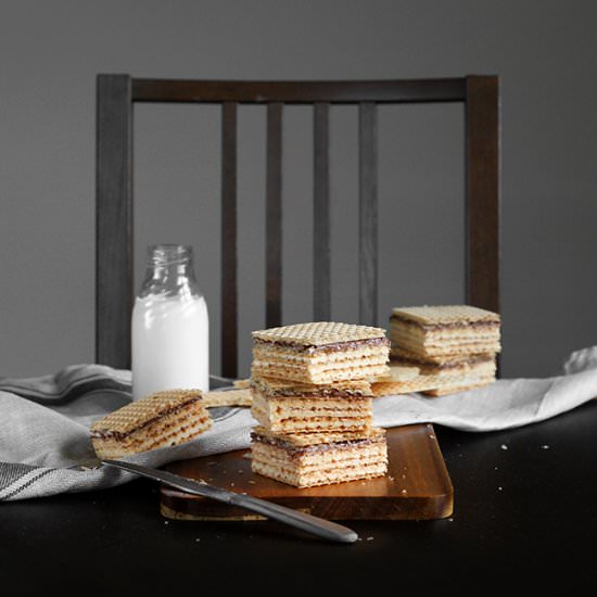 Cream Wafers with Nutella