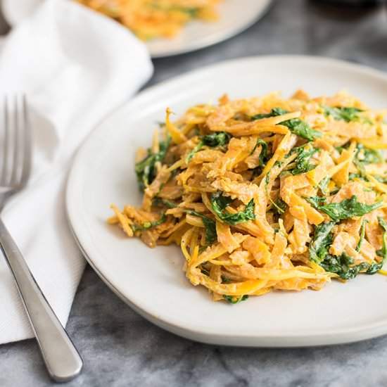 Creamy Butternut Squash Noodles