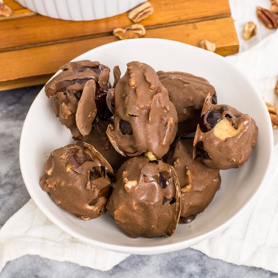 Homemade Snickers Bites
