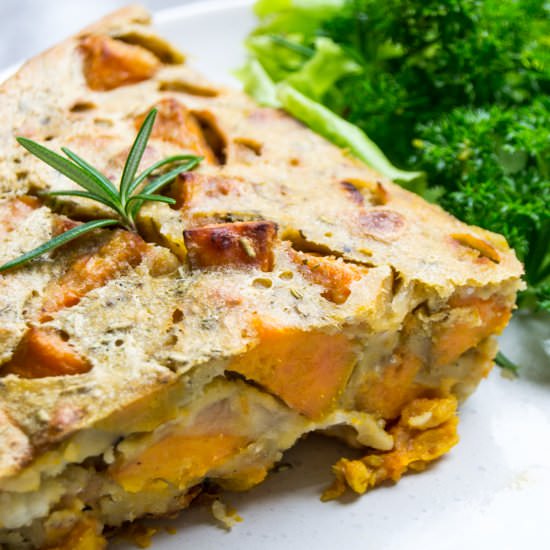 Vegan Sweet Potato Frittata