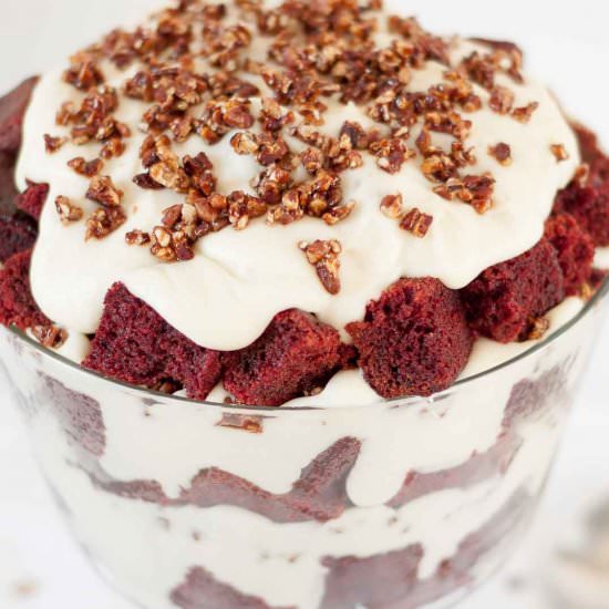 Red Velvet Trifle with Mascarpone