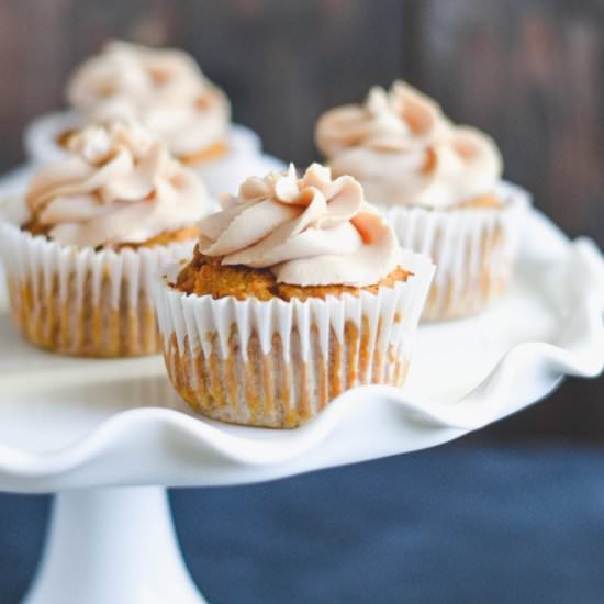 Pumpkin Carrot Pupcakes