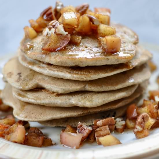 Caramelised Apple Buckwheat Pancake
