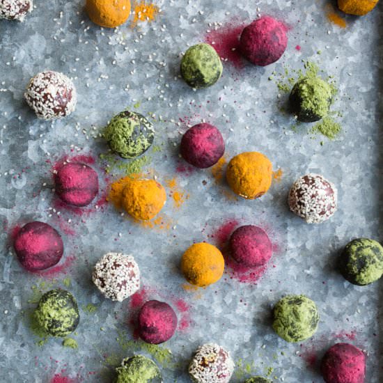 Vegan peanutbutter energy balls