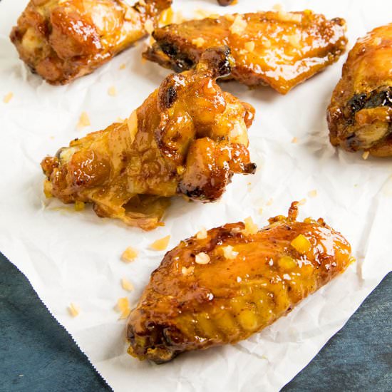 Sticky Habanero Glazed Chicken Wing