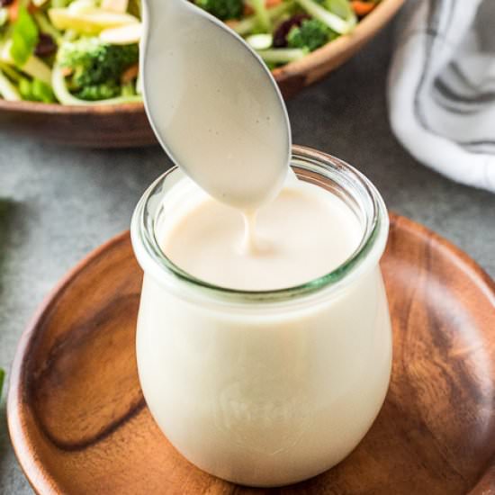 Creamy No Mayo Coleslaw Dressing