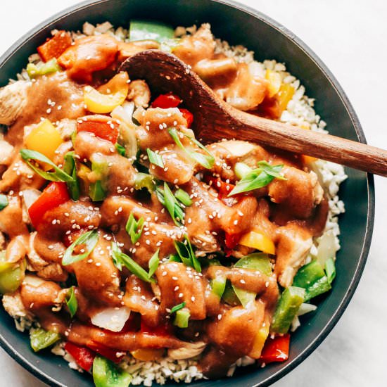 SWEET AND SOUR CHICKEN