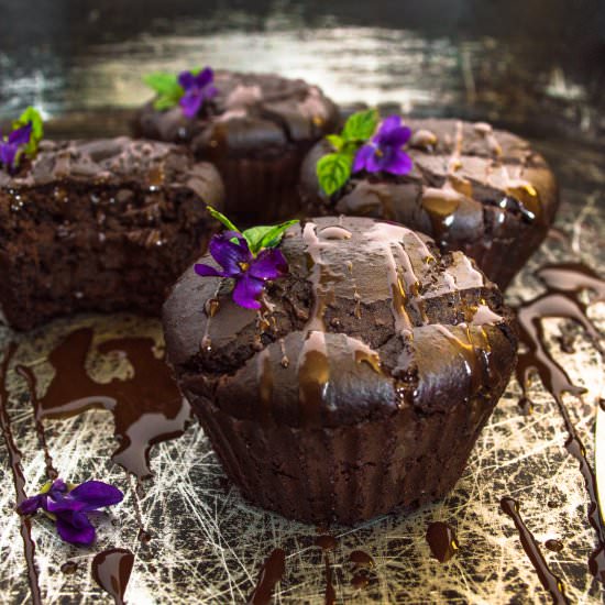 Chickpeas & chocolate muffins